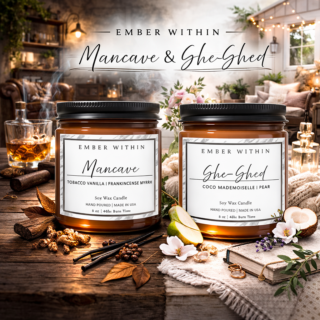 Mancave & She-Shed Candle Bundle
