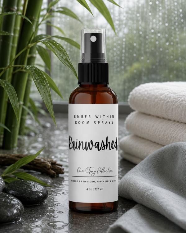 Rainwashed Room Spray | Fresh Linen & Rain-Inspired Home Fragrance