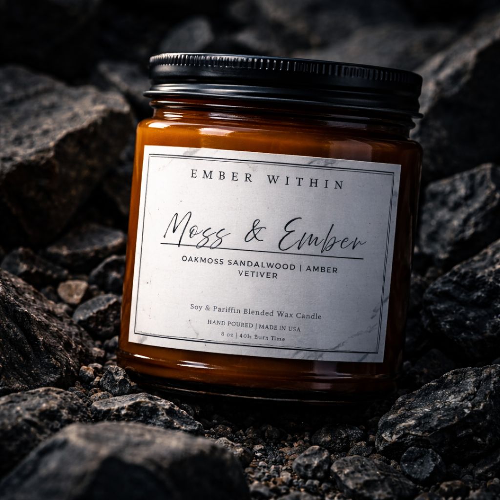 Mopss and Ember Coconut Grove – Coconut, Sandalwood & Vanilla Candle
