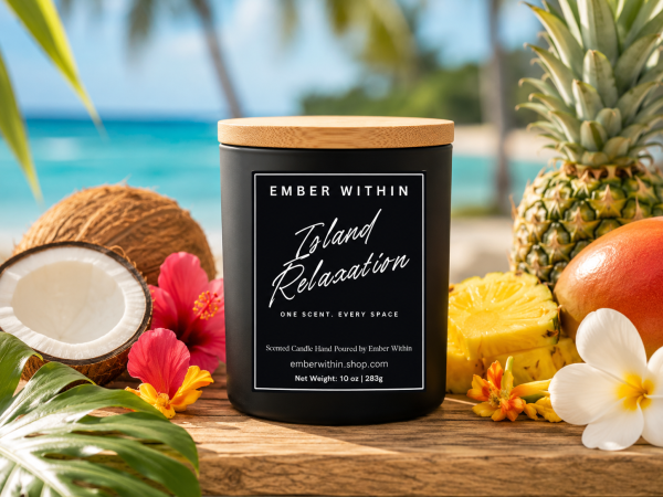 Island Relaxation Candle | Tropical Fruit & Coconut Luxury Candle