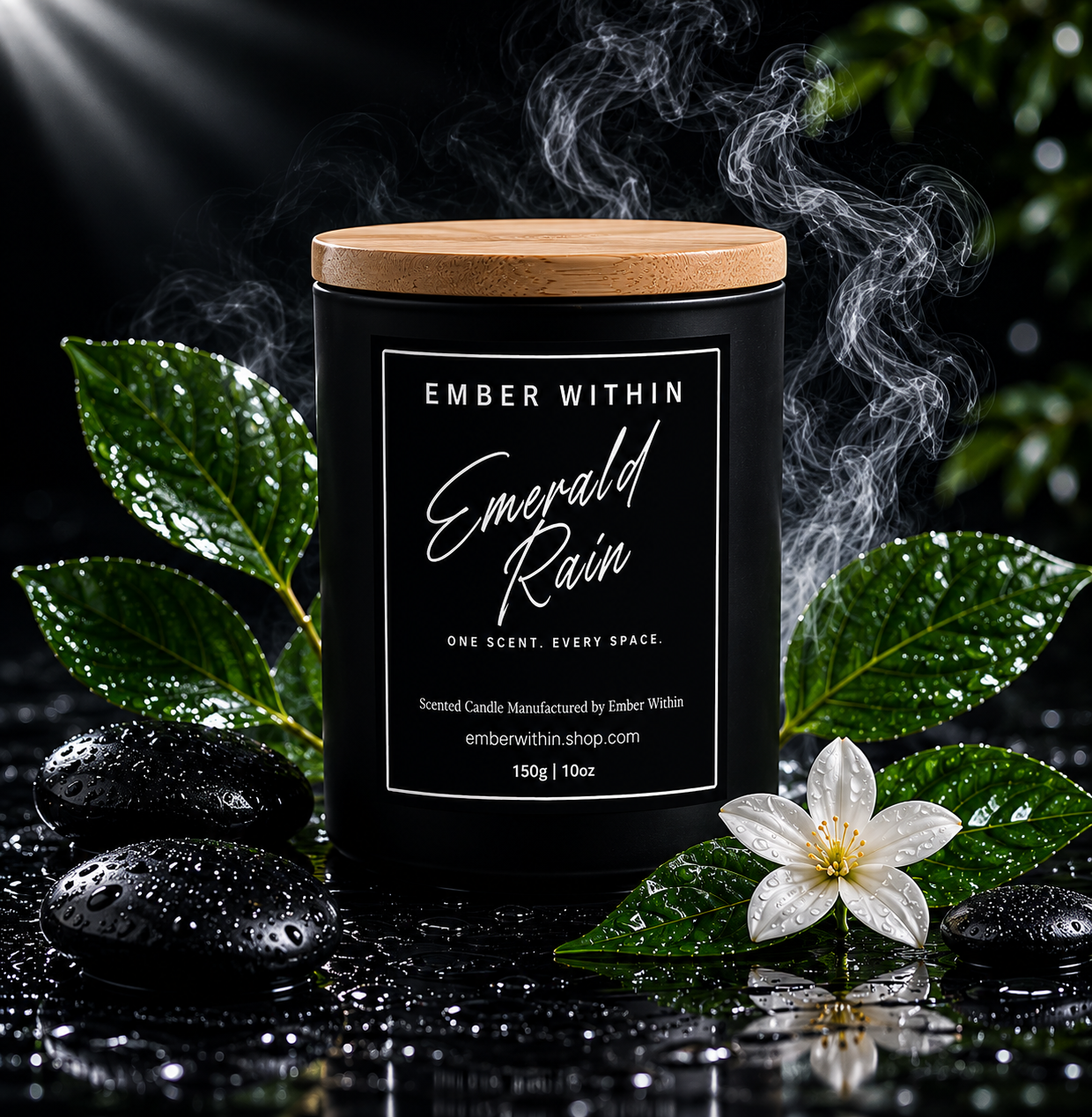 Emerald Rain Candle | Luxury Home Fragrance